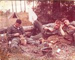 Three of who made up the majority of the Second Service Bn, message center on a field exercise at Camp Lejeune, on the coast of N.C. in 1963.  As a...
