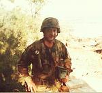 GySgt R. Sanchez USMC at NTA Okinawa Japan 1991 before Retirement.