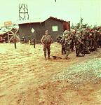 Golf Company 2/1 at the Marble Mountan LZ getting ready to go out on ops, Vietnam 1971.
