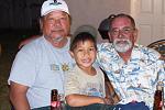 Reunited with former Marine co-worker (MCRD San Diego Depot Armory) after 37 years. Me, my grandson Raine & Rudy Palazuelos at Oxnard, CA.