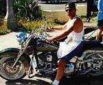 My Custom 1996 Harley FLSTN "Nostalgia"  
Pic 2000. Bike, I wrapped it around a telephone pole "literally"