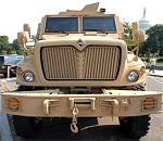 the MRAP at a sweet looking angle with what seems to be a fish eye lense.