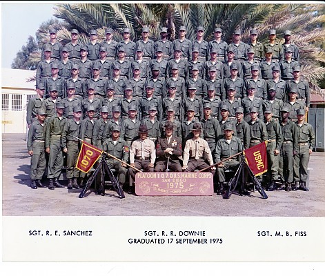Graduation Platoon 1070 17 Sep1975