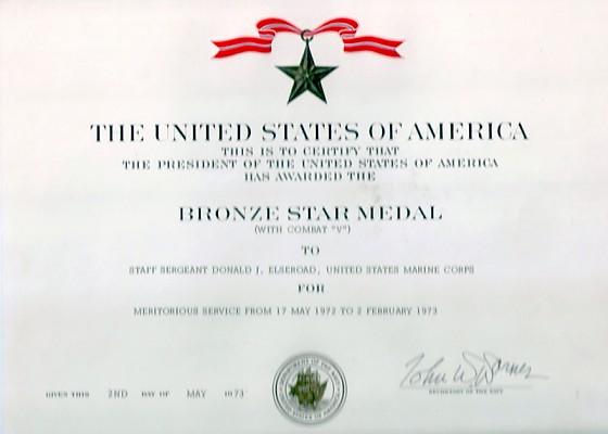 Bronze Star w.combat V