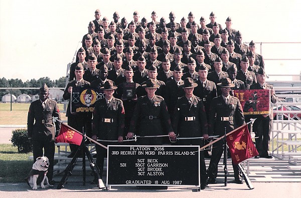 Platoon 3056, Parris Island MCRD 1987