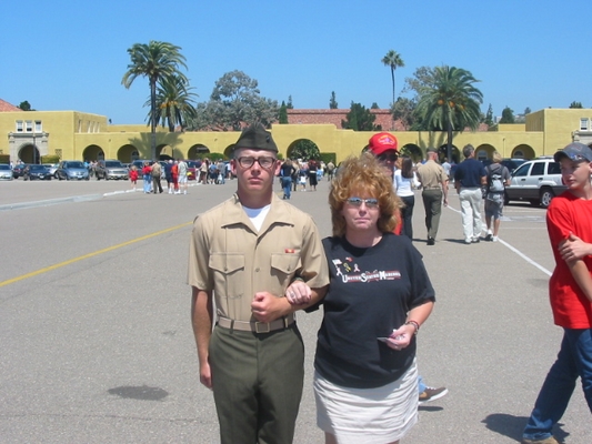 Marine with his Mother