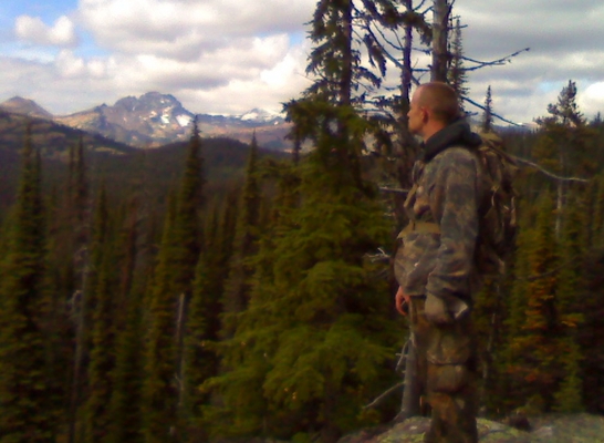 Oldest Son And Hunting Partner...graywolf peak in background