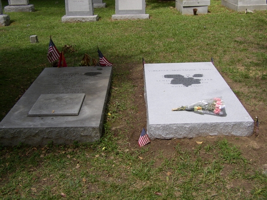 Chesty and Virginia Puller's Grave Marker