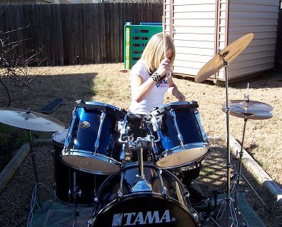 yeah i play the drums!