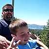 Me & my son up at Big Bear, CA