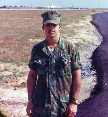 Johnson At The End Of The Air Strip At Danang Air Base