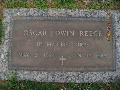 Oscar E. Reece, on Right