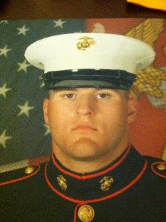My favorite Marine, nephew Aaron