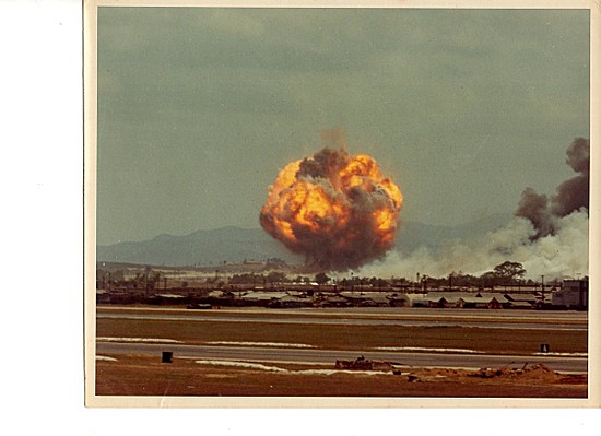 Peter Halferty Picture of Danang Ammo Dump 4/27/1969