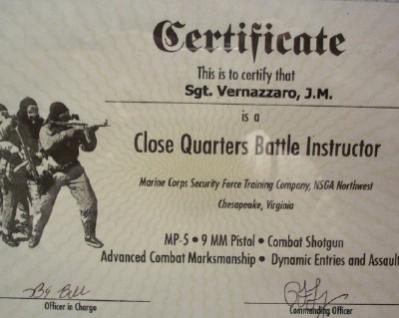 CQB Instructor Certificate

By far it was the best job I had in my 8 years, damn proud to earn the title of "CQB Instructor"

NEVER, enter a room, without a - BOOM