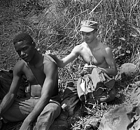 treating marine on patrol vietnam 1965 small