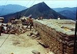 Summit OP on Hill 300/Nong Son Mtn.  Recon Mtn/Hill 452  in background. March 1967