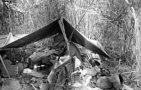 living in hootch on patrol vietnam 1965 small